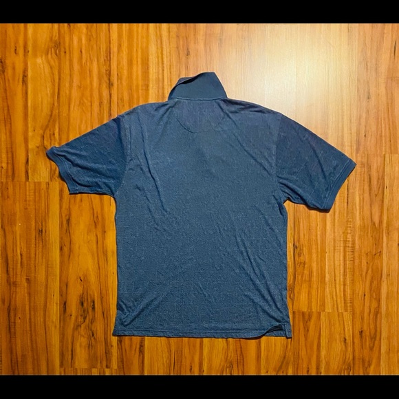 George Men’s Heather Blue Short Sleeve Polo Size Large - Picture 10 of 12